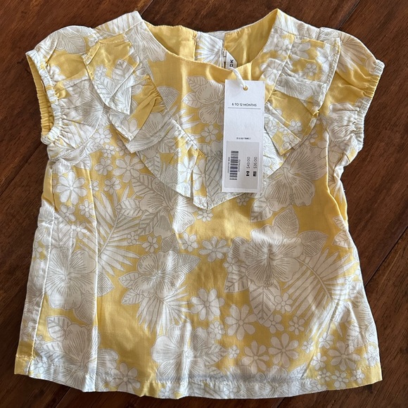 Janie and Jack Yellow Top - Picture 3 of 3